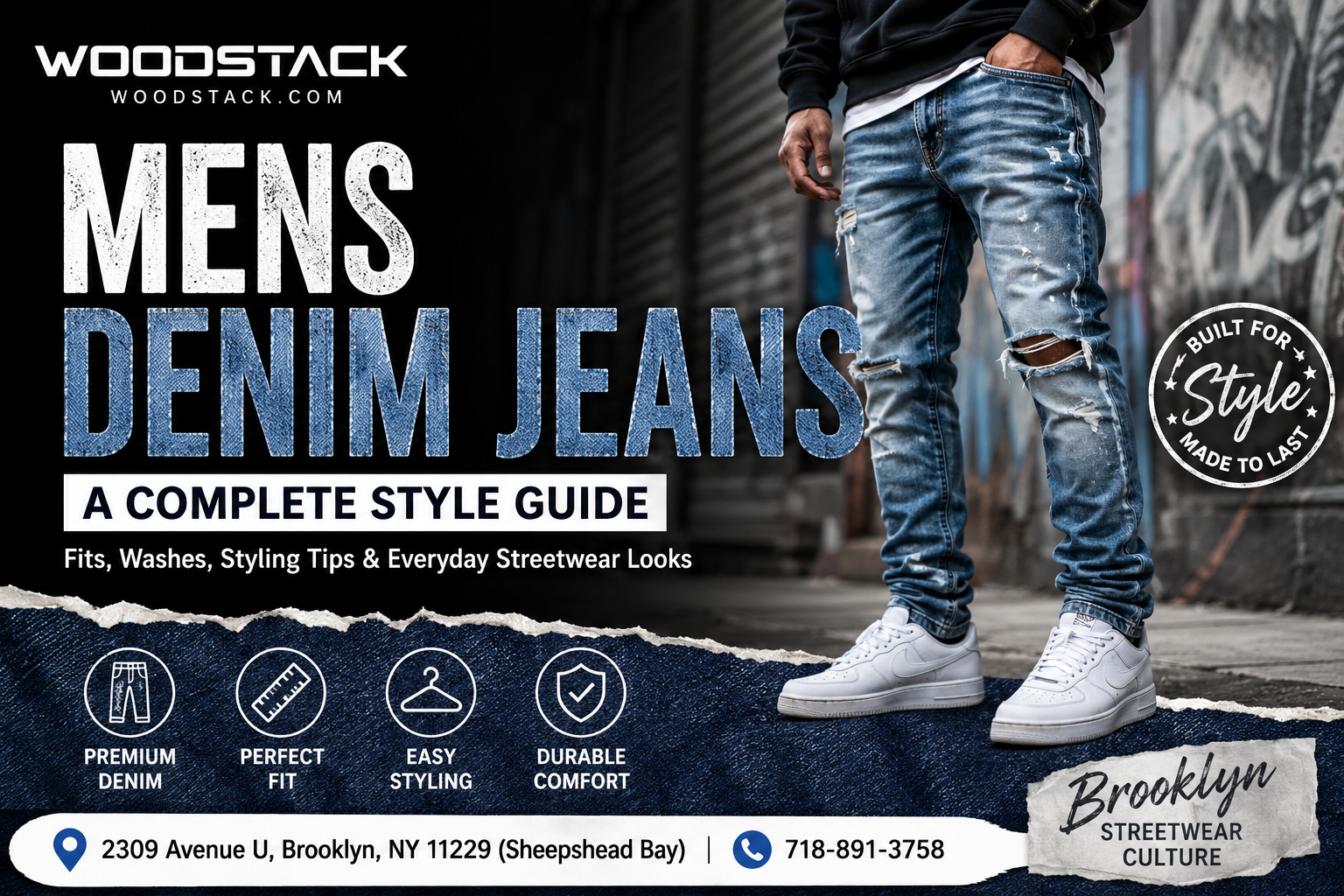 Mens Denim Jeans: A Complete Style Guide for Everyday Streetwear