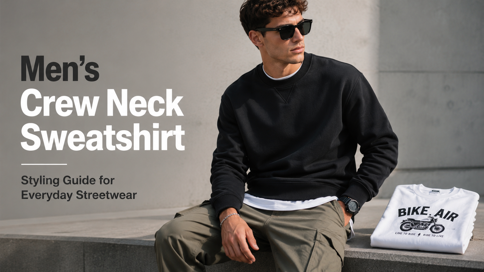 Men’s Crew Neck Sweatshirt: The Everyday Streetwear Staple That Still Works