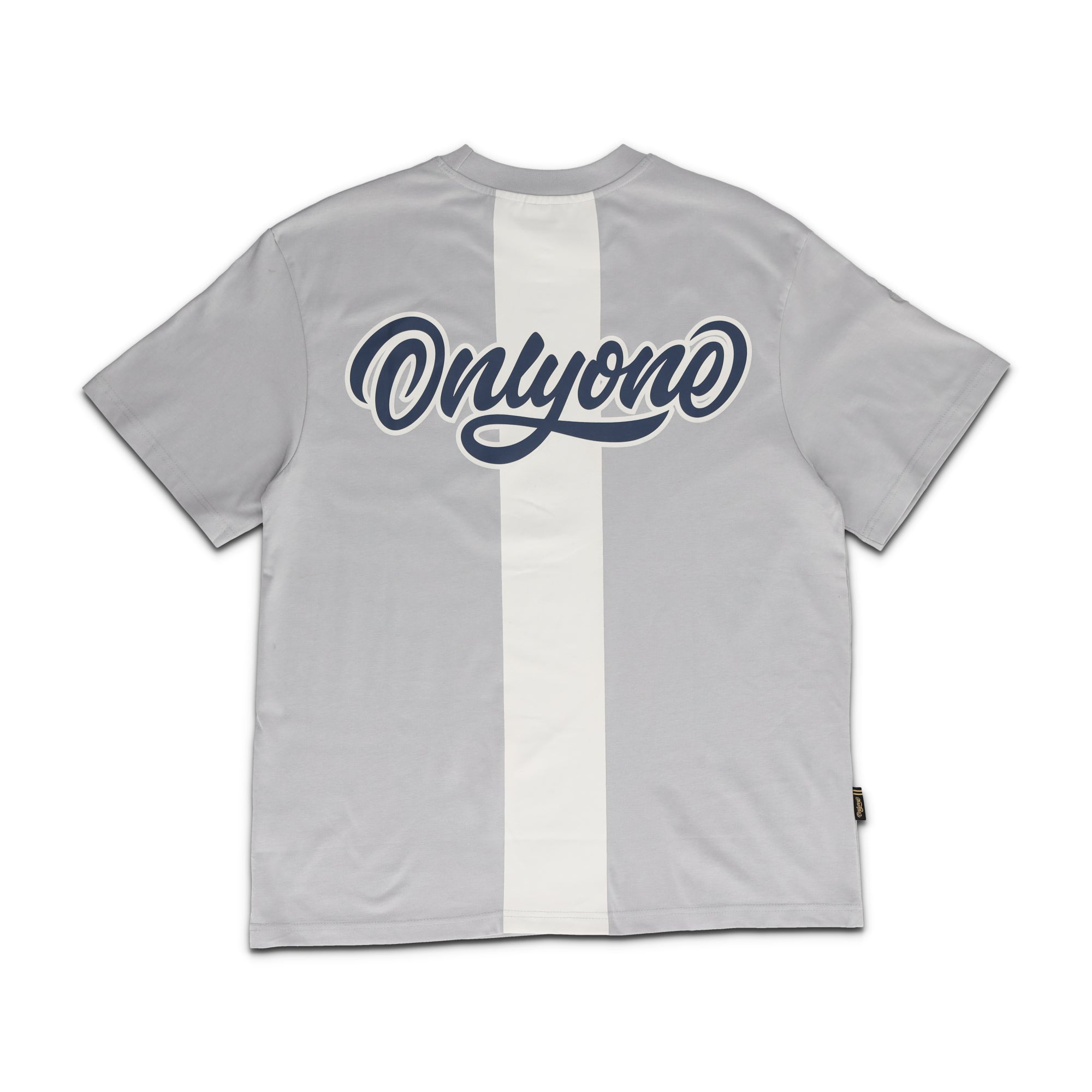 Only One Velocity Stripe Grey Cement T-Shirt