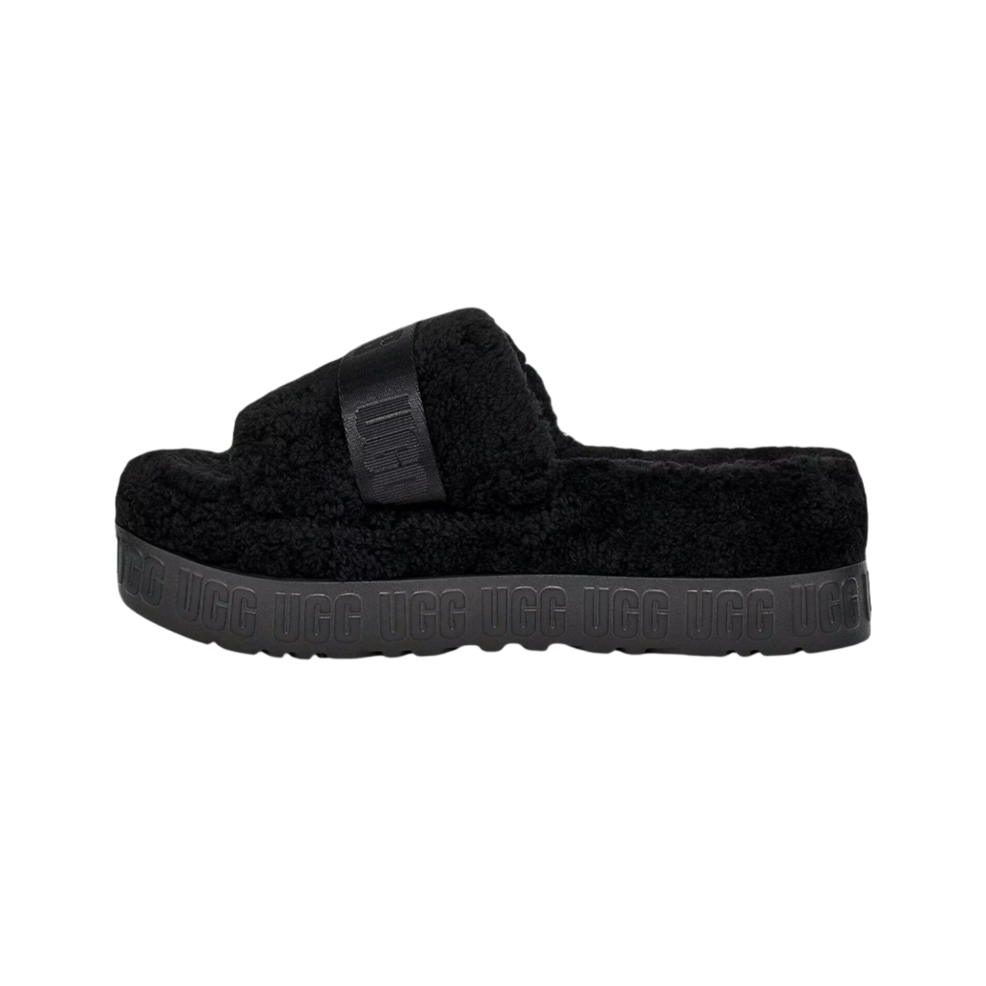 Fluffita Slide Sandal Black