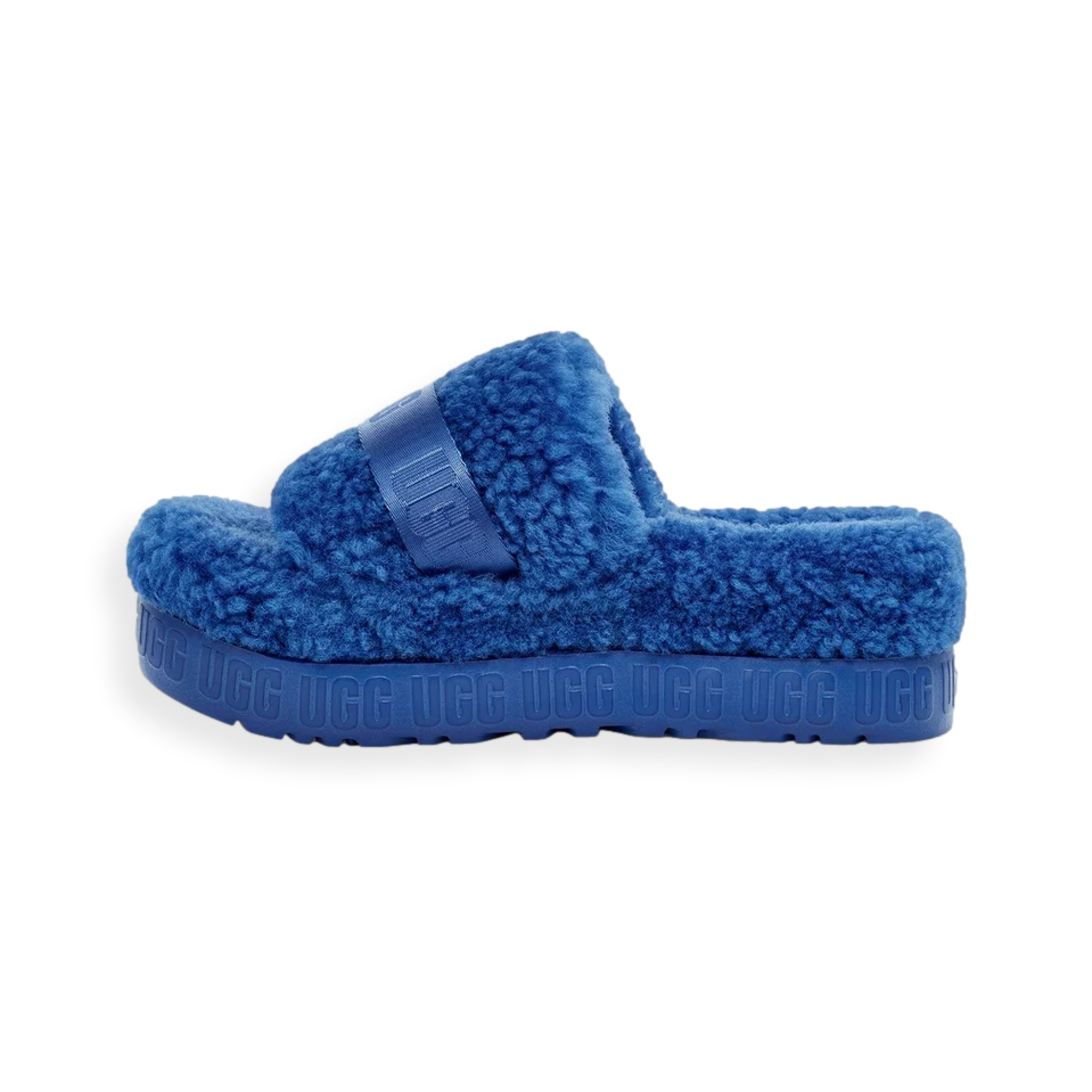 Fluffita Classic Blue Slide – WOODstack Fluffita Classic Blue Slide – WOODstack