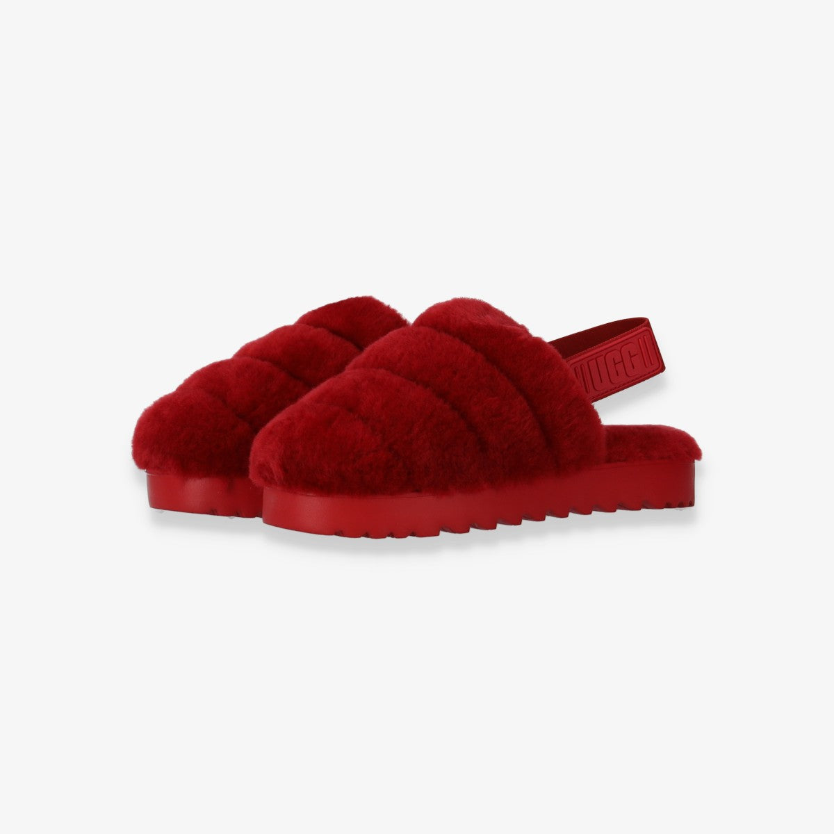 Super Fluff Slippers Red