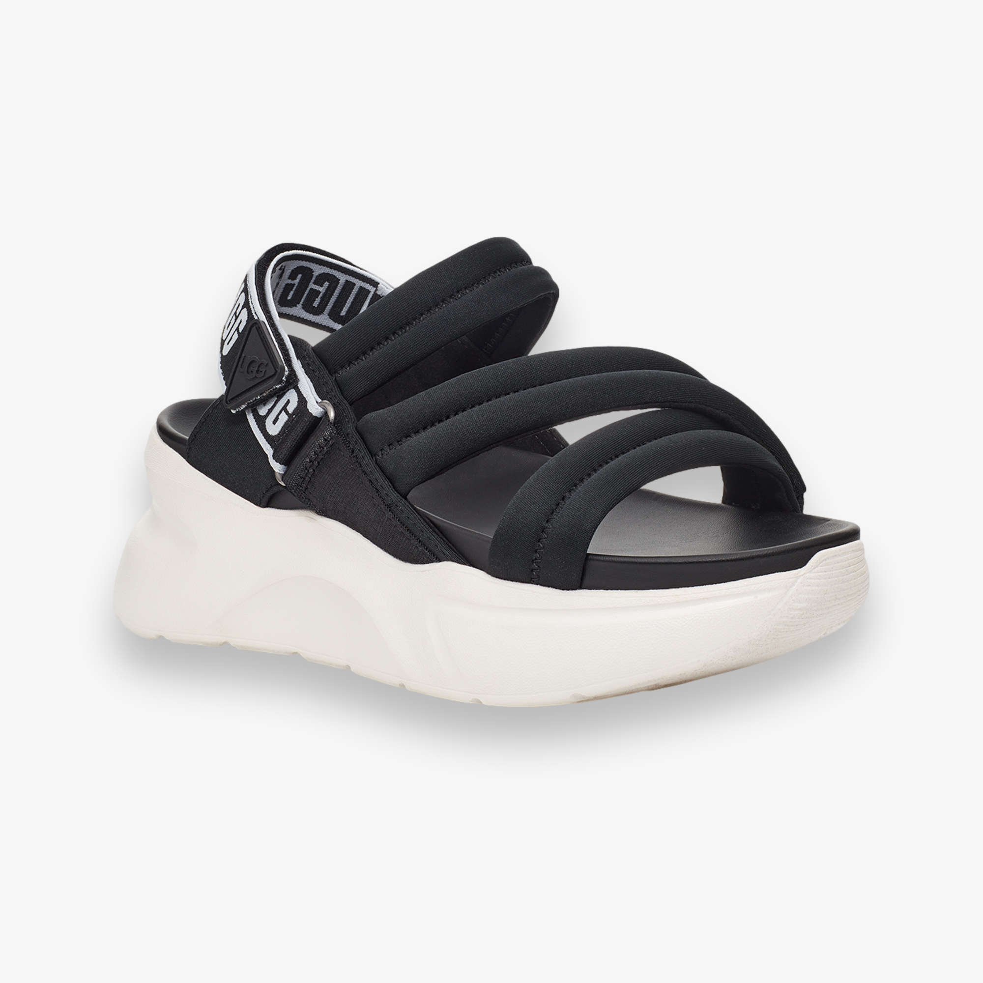 L.A. Sun Black Sandals