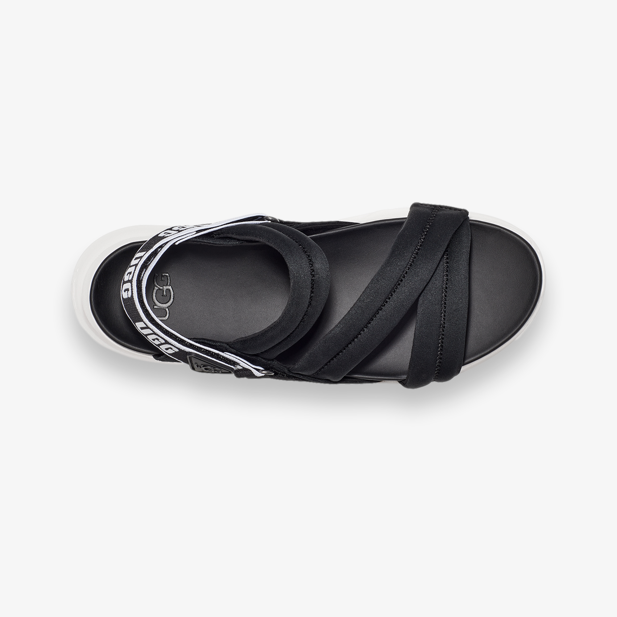 L.A. Sun Black Sandals