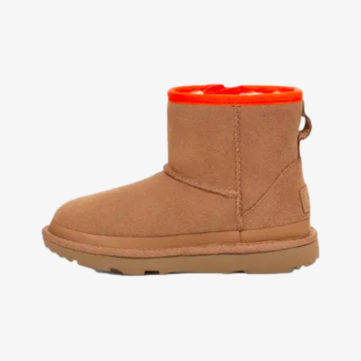 Classic Mini Zipper Tape Boots Chestnut PS