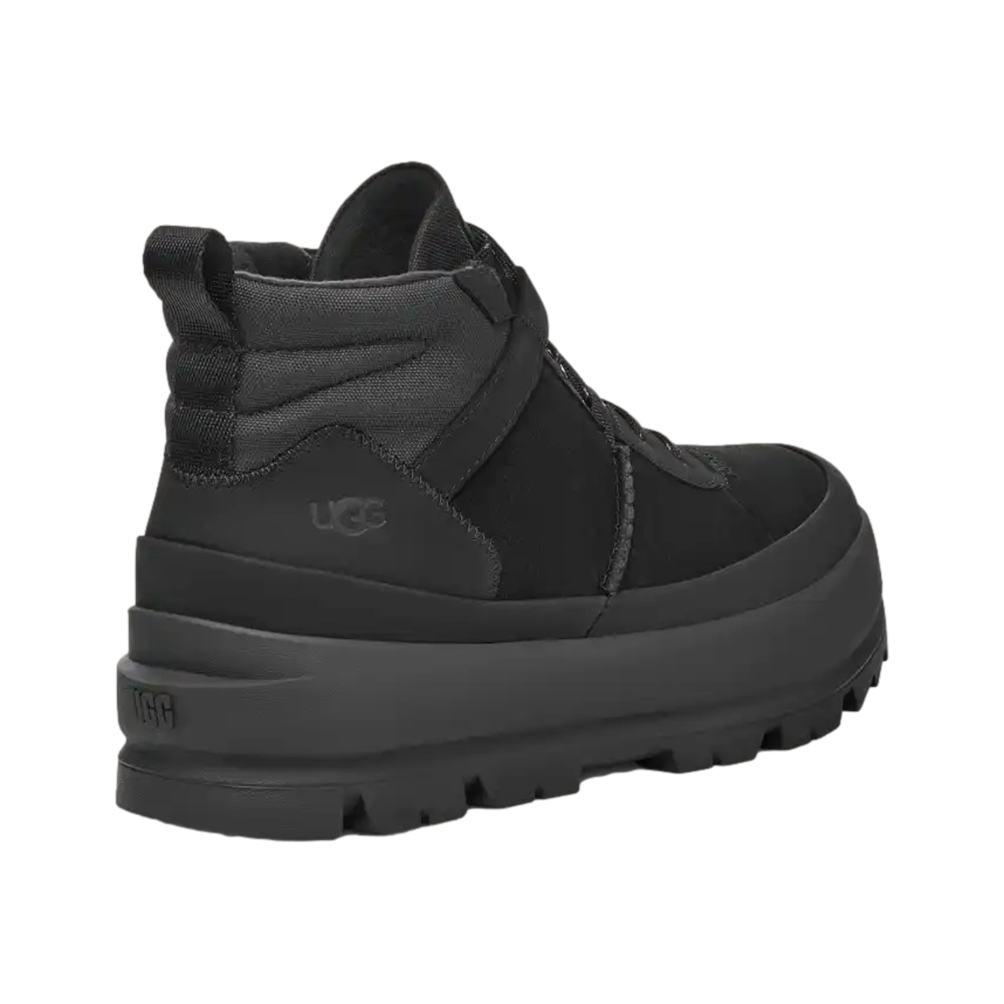 Lug Chukka Black Boots