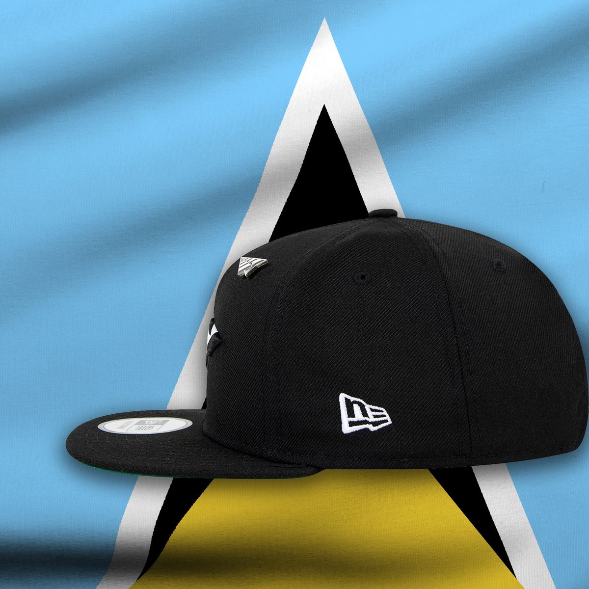 St. Lucia Crown Snapback Hat
