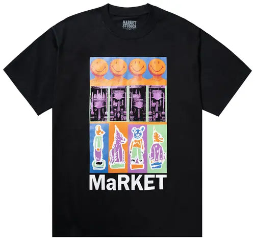 Market-SMILEY BRUSHWORK T-SHIRT