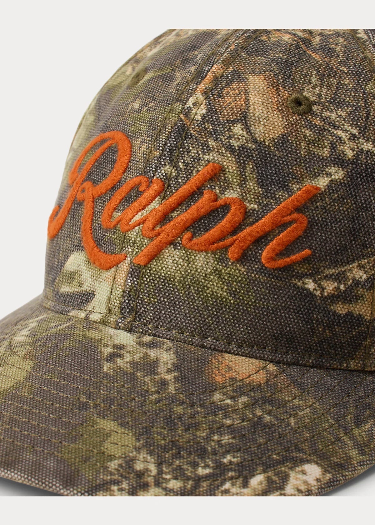 The Ralph Logo Forest-Print Ball Cap