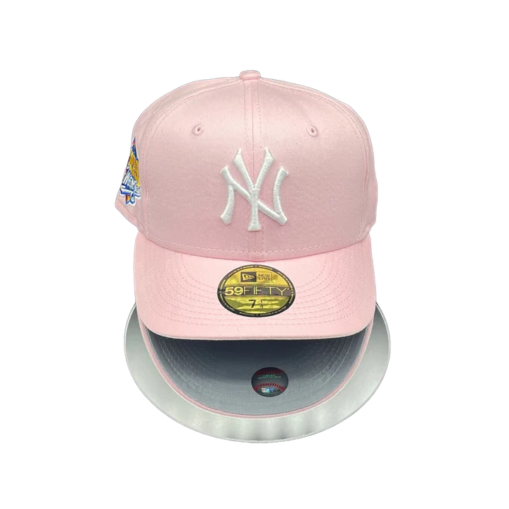 NY Yankees 1999 World Series 59FIFTY New Era Pink Hat