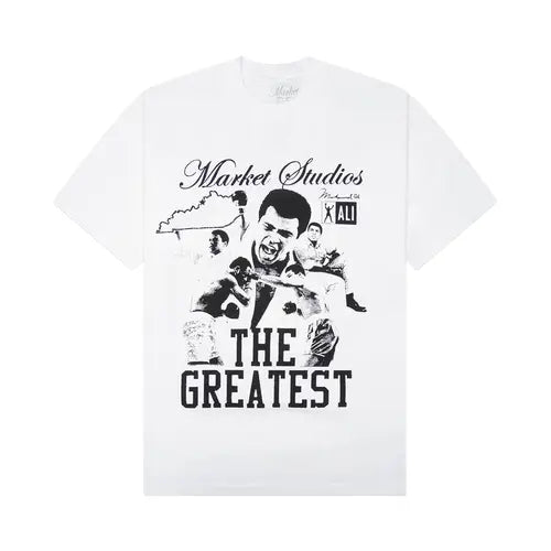 Mhuammad Ali The Greatest White T-Shirt