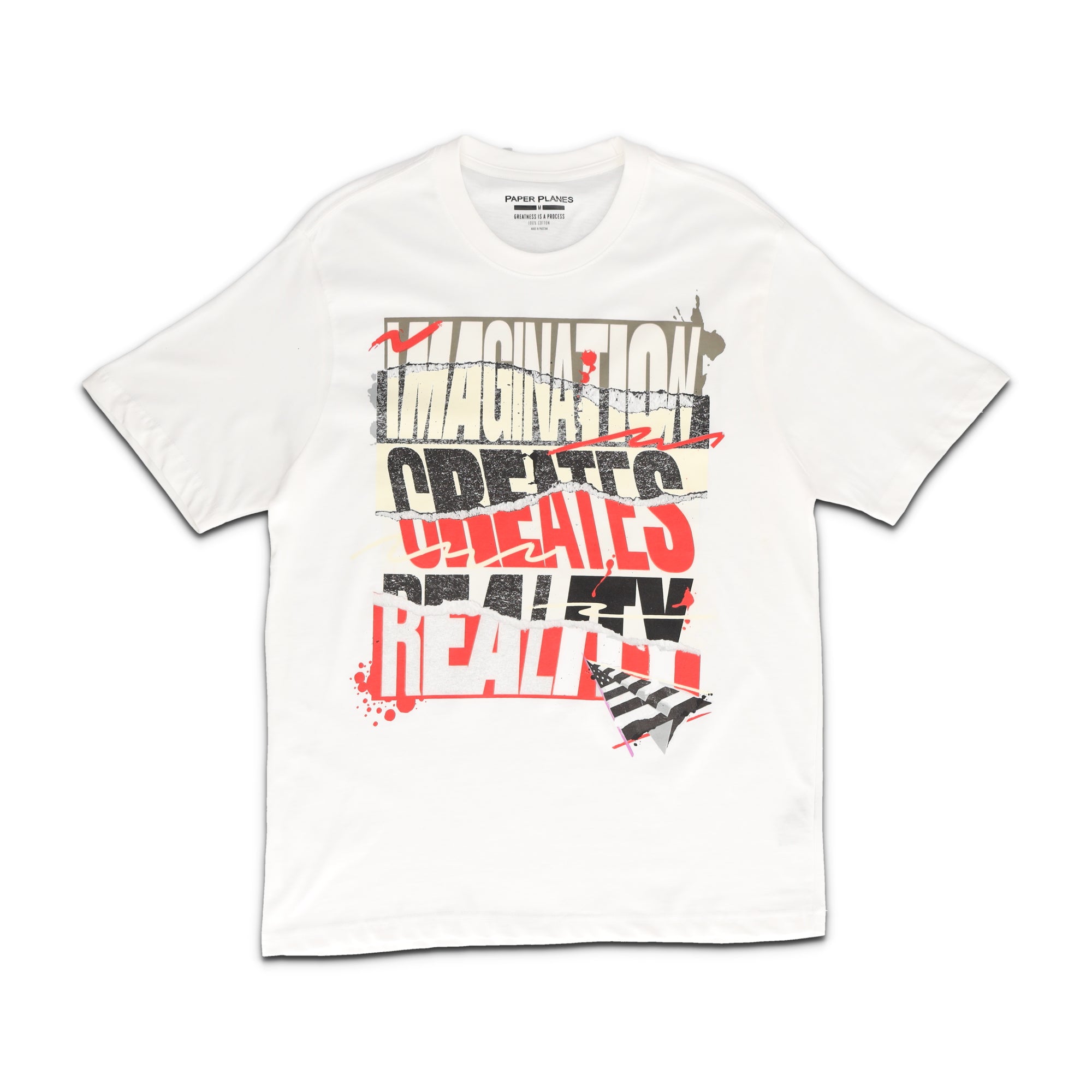 Imagination Creates Reality White T-Shirt
