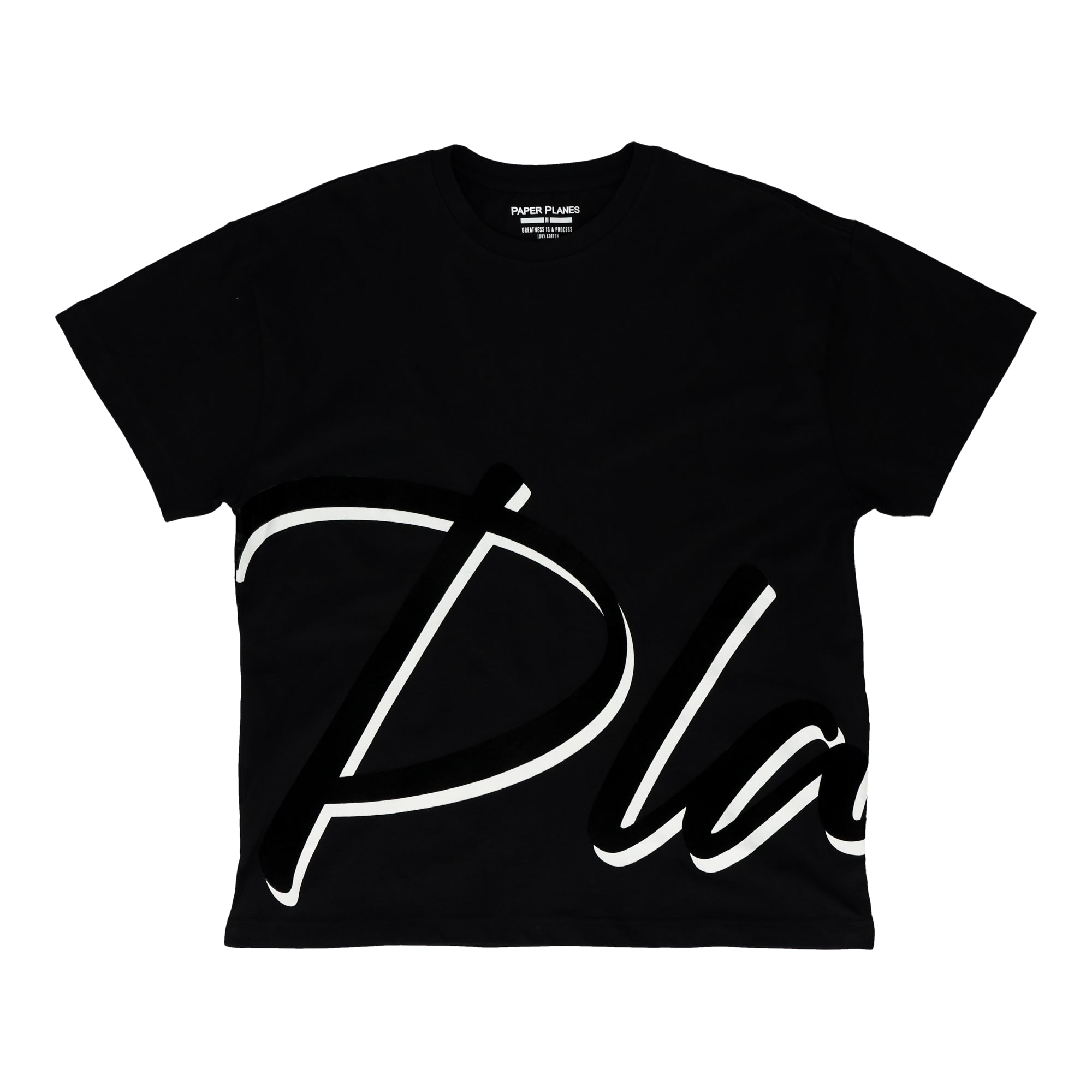 Planes Flock Black T-Shirt
