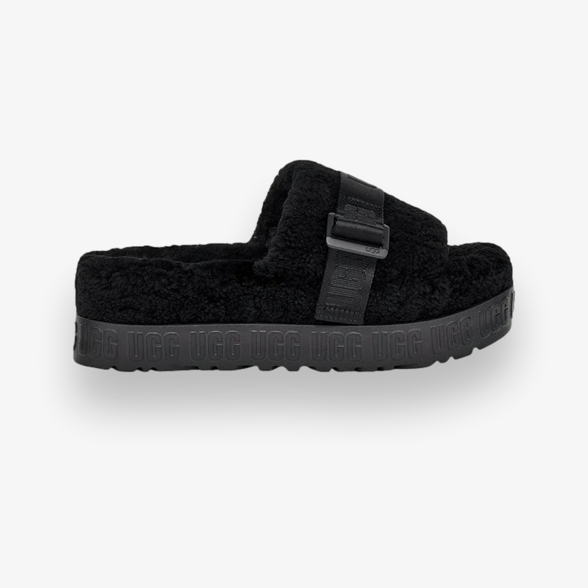 Fluffita Slide Sandal Black