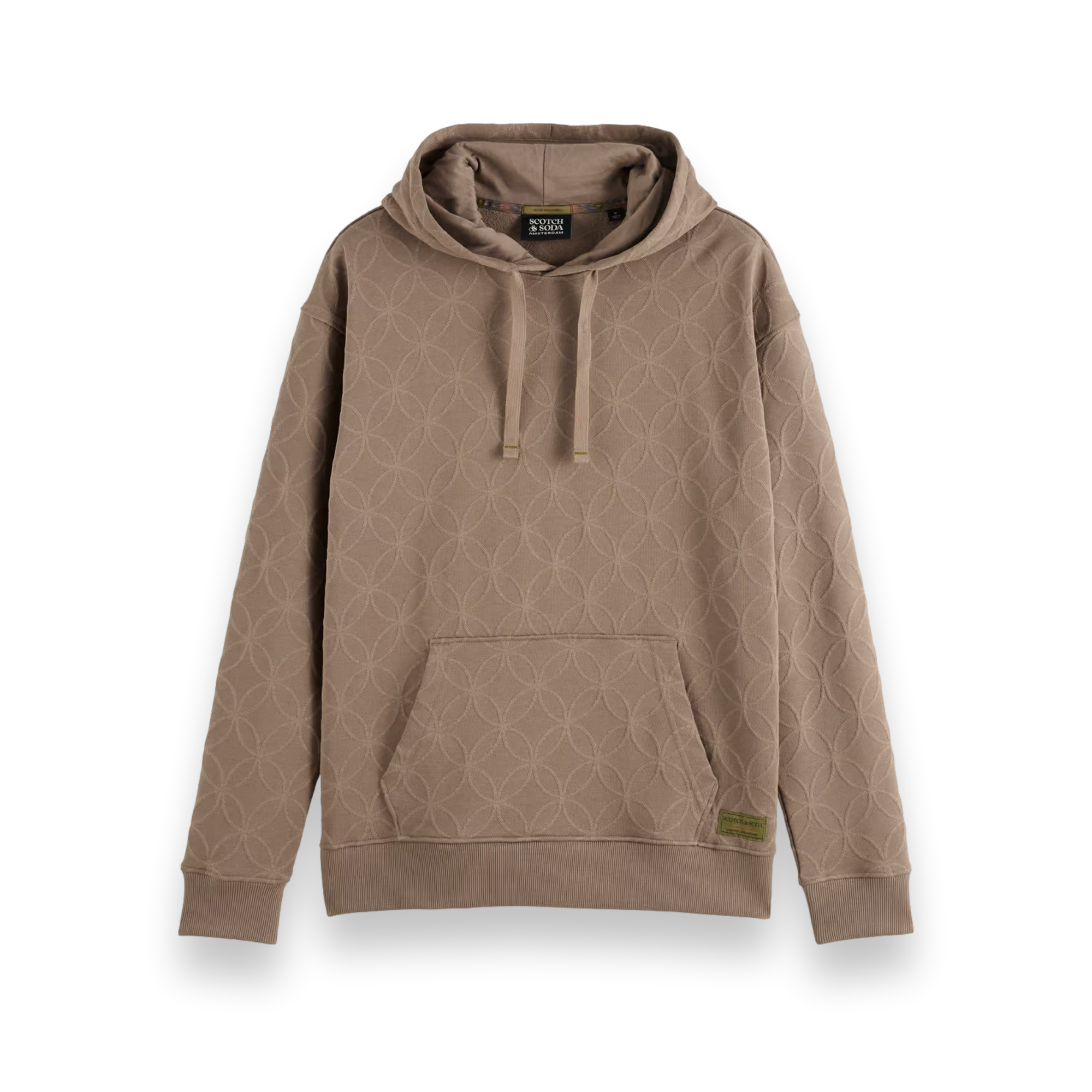 Jacquard Terry Pullover Hoodie
