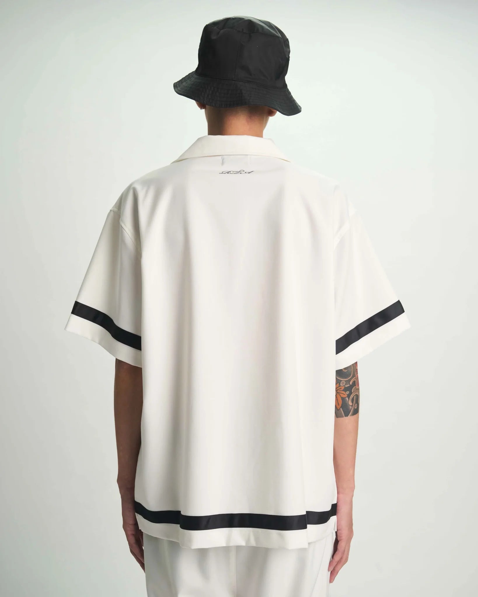 Rta Nathan Oversized Shirt White Poppy