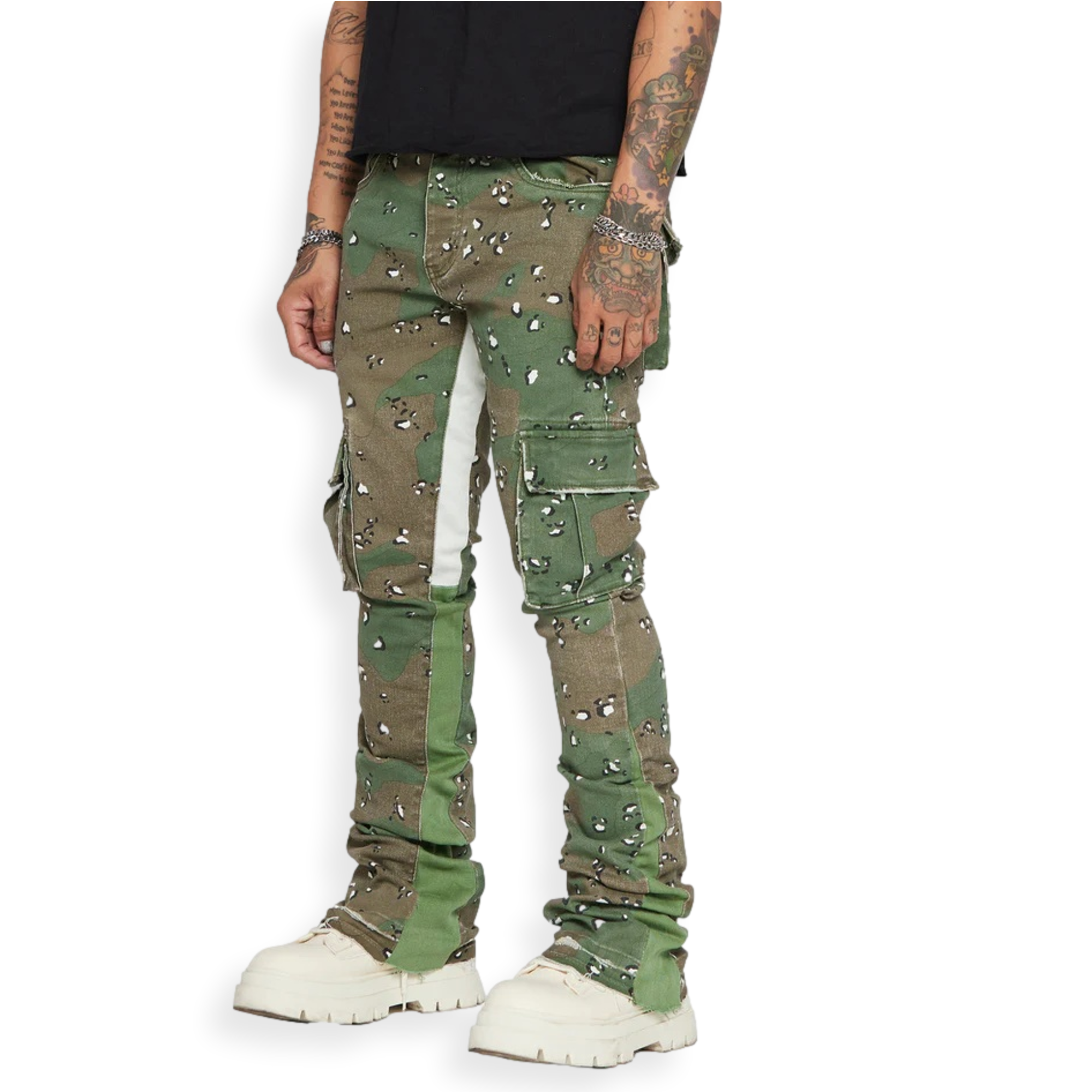 Commander Stacked Flare Jean