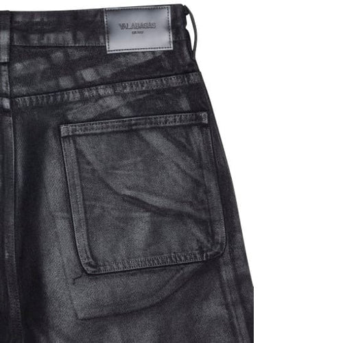 Black Wash Waxed Mr. Jorts Shorts