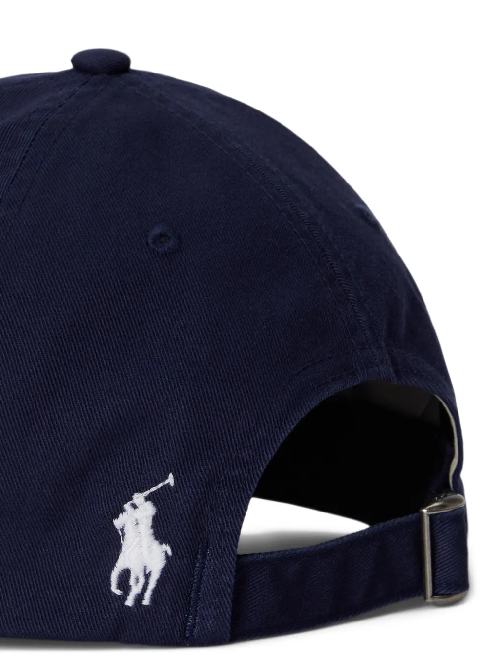 crest-embroidered twill ball cap