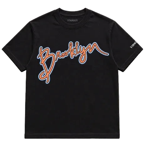 Brooklyn X Vinnies Black Orange T-Shirt