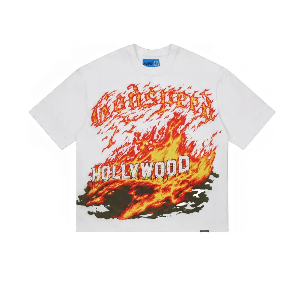 GODSPEED Hollywood Inferno II graphic-print T-shir