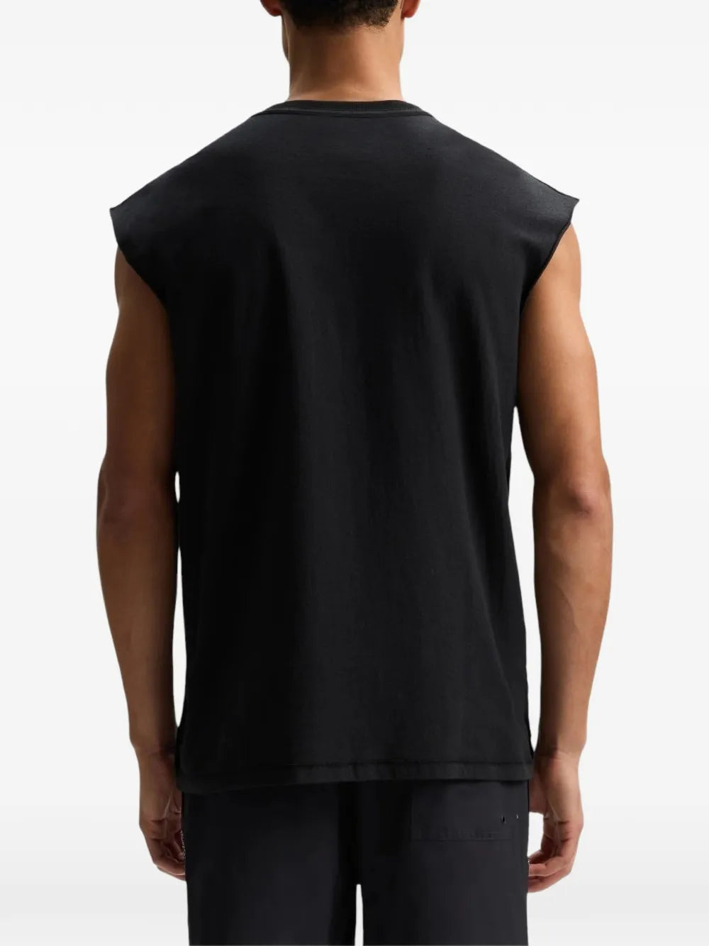 Worn Crystals hotfix-detail textured vest