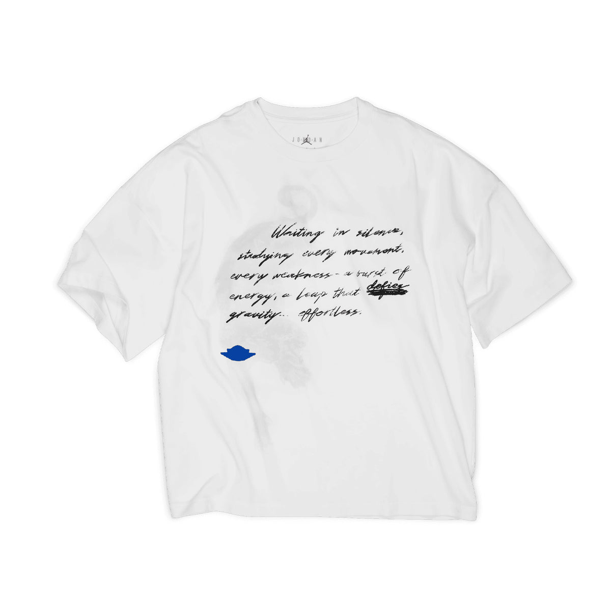 JORDAN X NEIGHBORHOOD BLACK CAT T-SHIRT SAIL