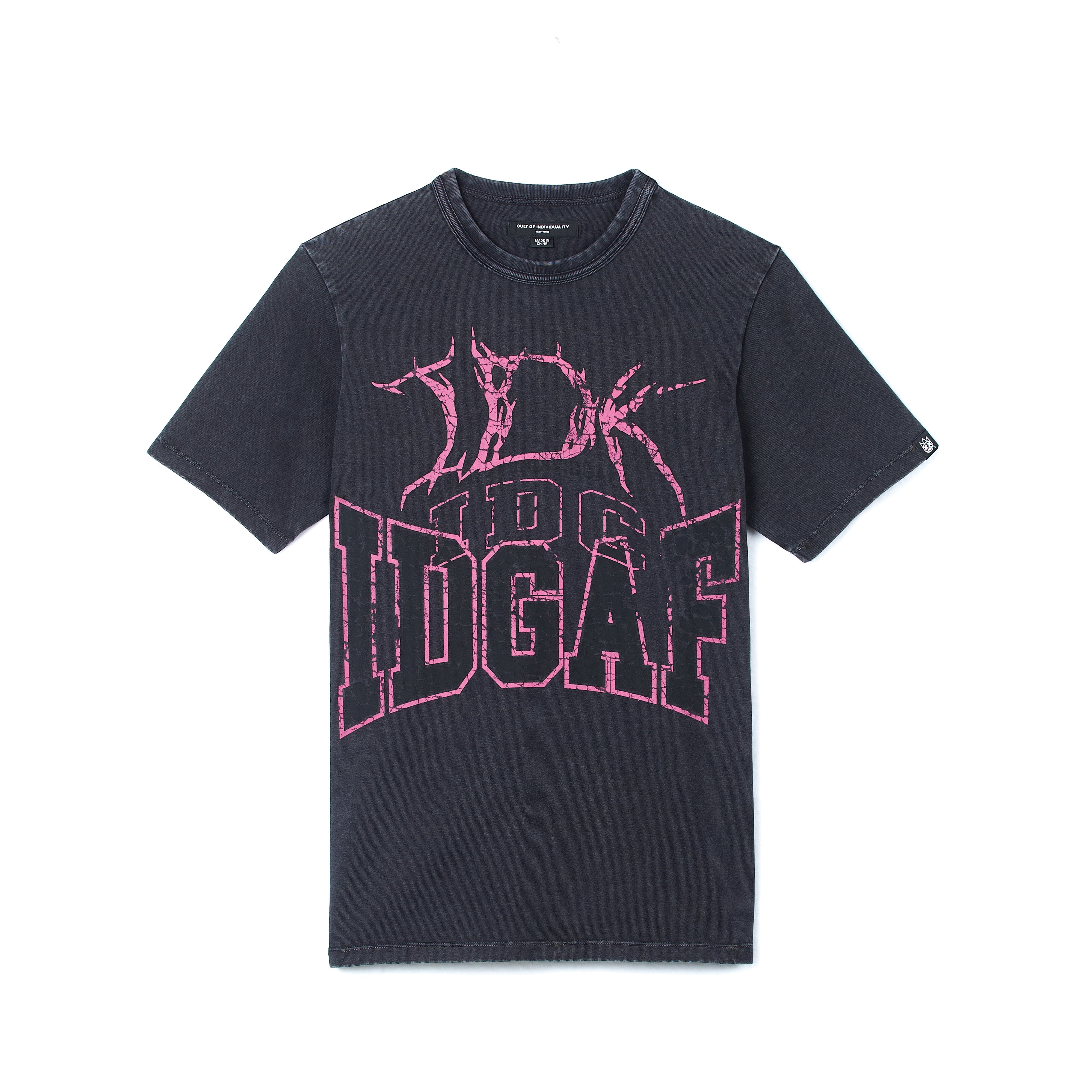 Ss Crew Neck Tee Idk Idc Idgaf