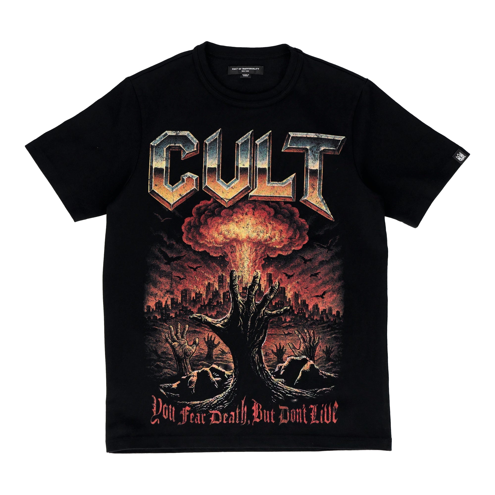 You Fear Death But Don't Live Short Sleeve Crew Neck T-shirt