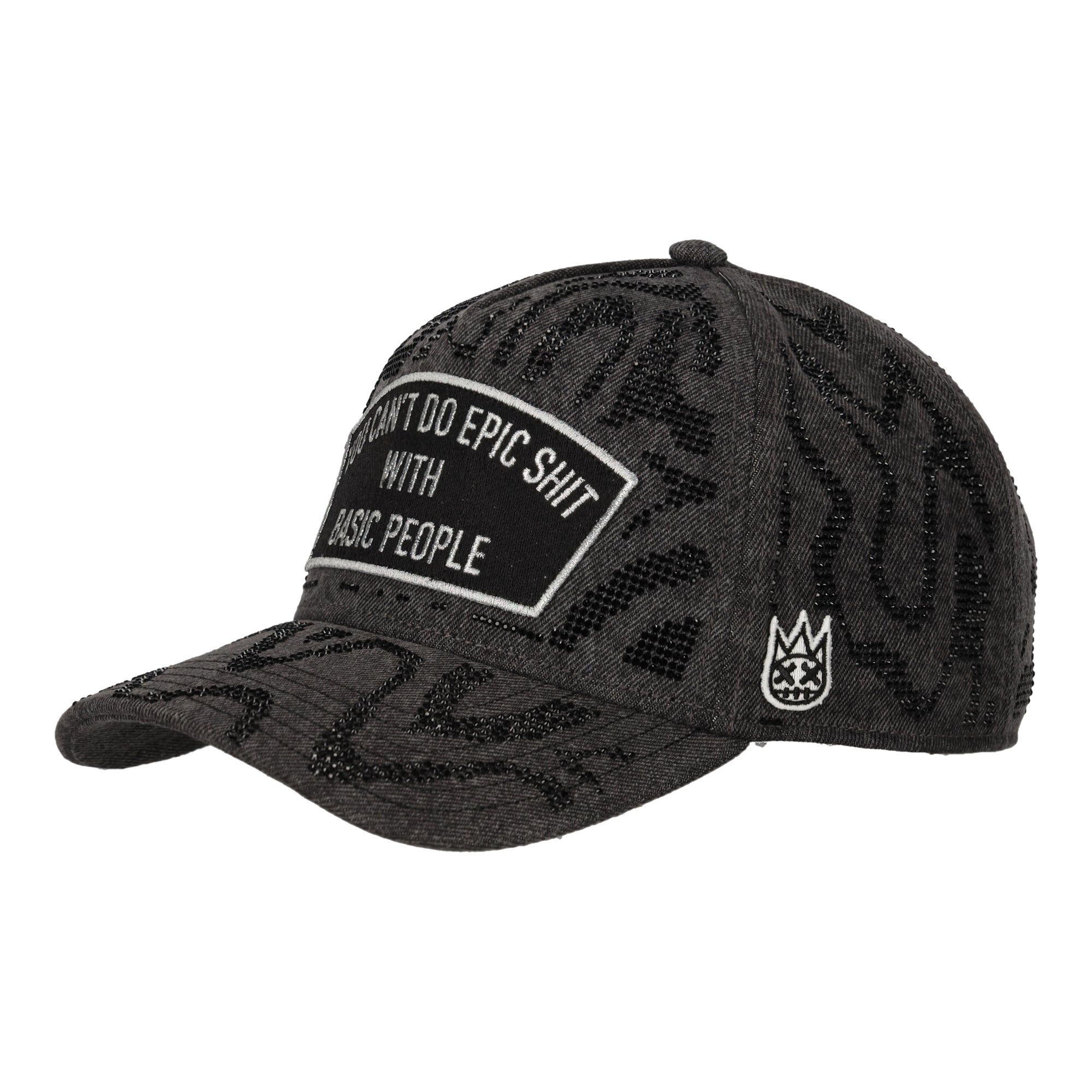 Epic Shit Swirl Crystals 5 Panel A Frame Trucker Hat