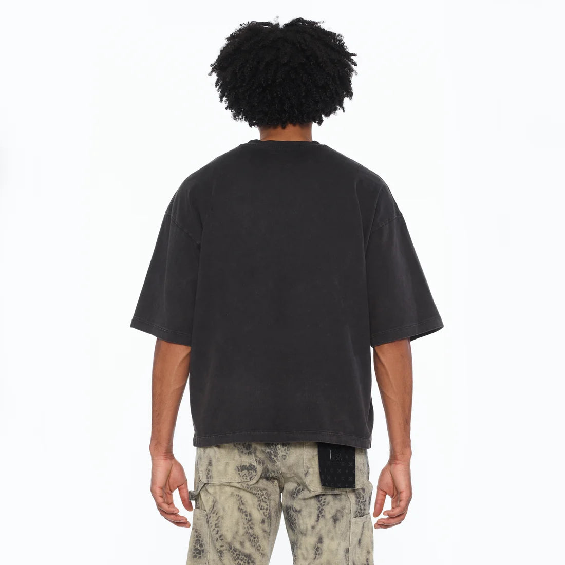 BOXY OVERSIZED CREW NECK SHORT SLEEVE T-SHIRT