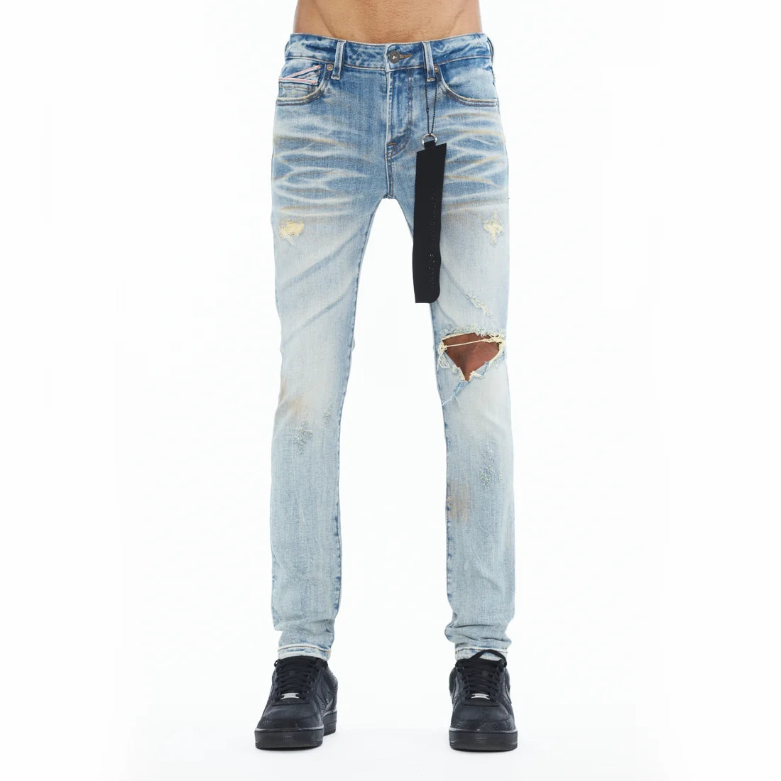 PUNK SUPER SKINNY FIT JEANS-Blue