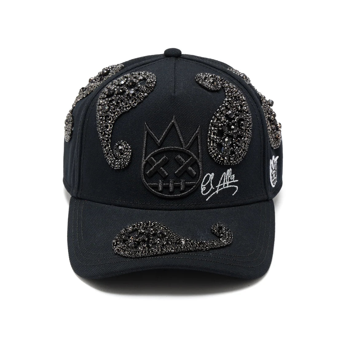 Cult's Paisley 5 Panel A Frame Trucker Hat In Black