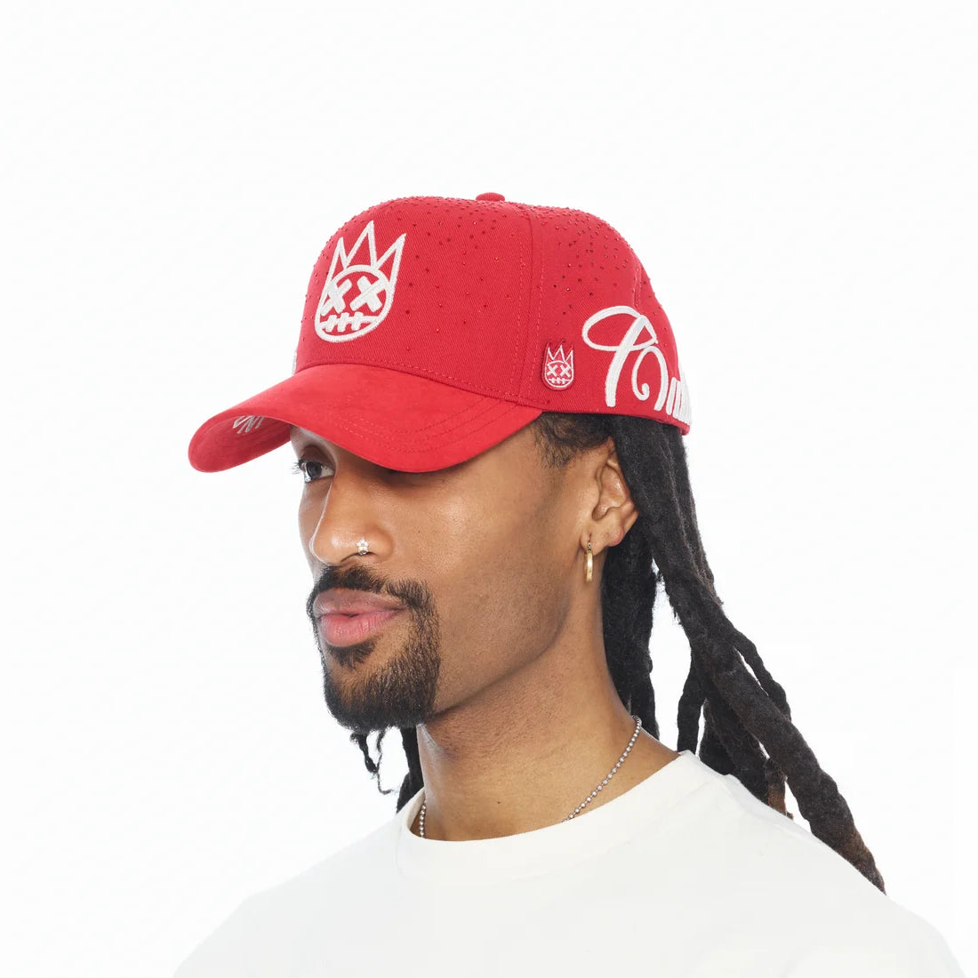 Cult's A Frame Trucker Hat "Crystal Burst" In Racing Red