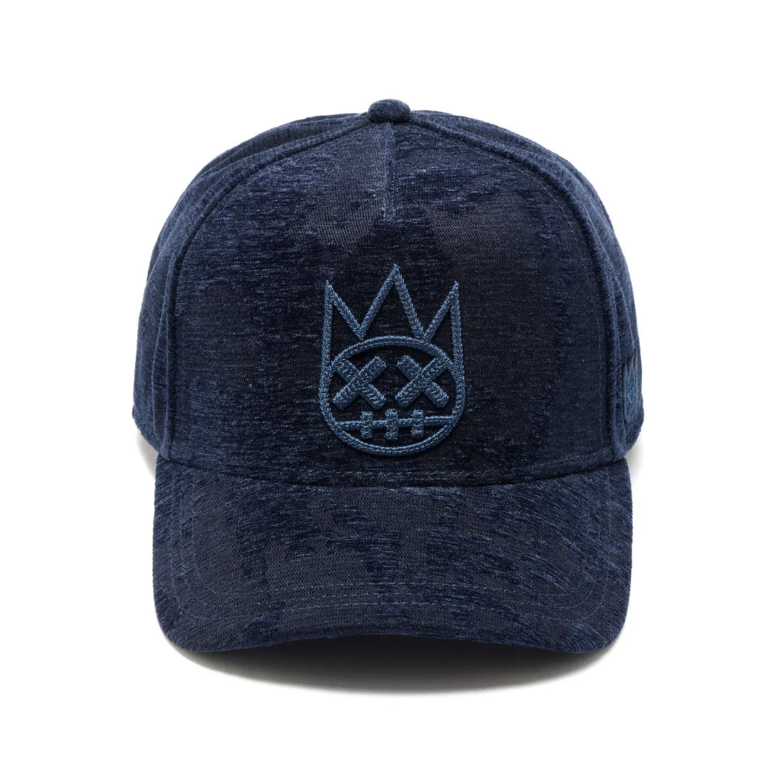Cult Of Individuality-A FRAME CURVED VISOR TRUCKER HAT-Navy