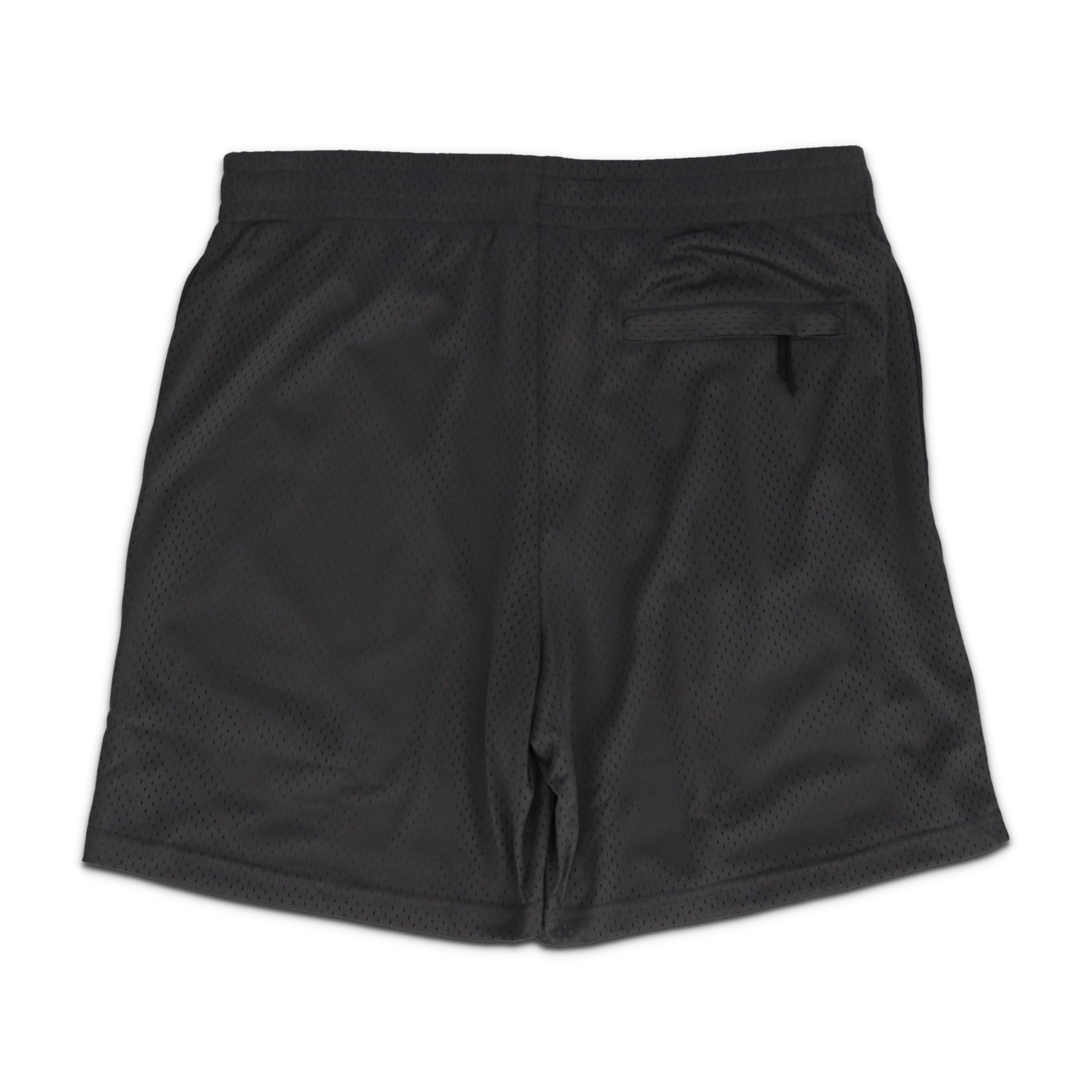 Solid Mesh BasketBall Short Black