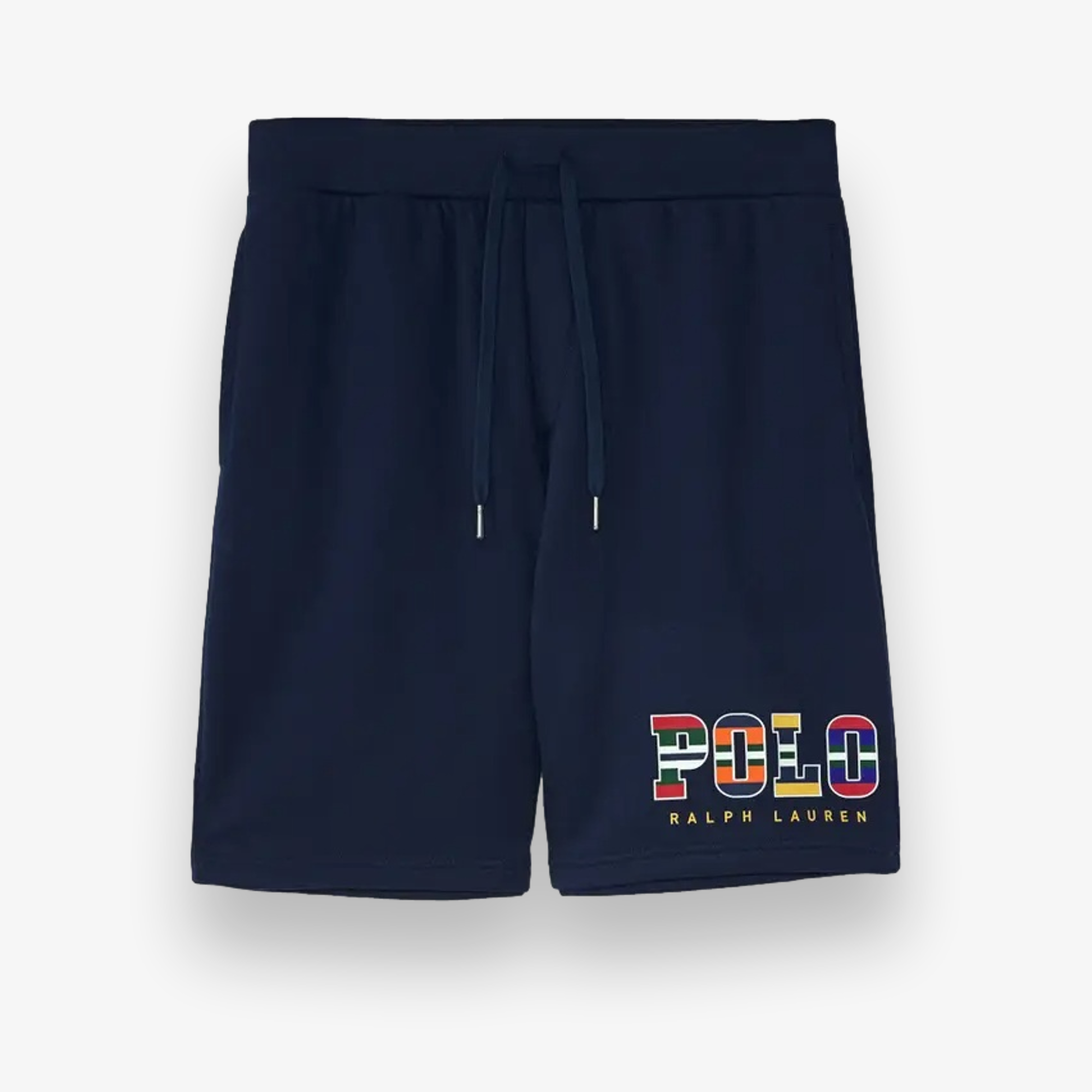 Striped Logo Fleece Shorts WOODstack