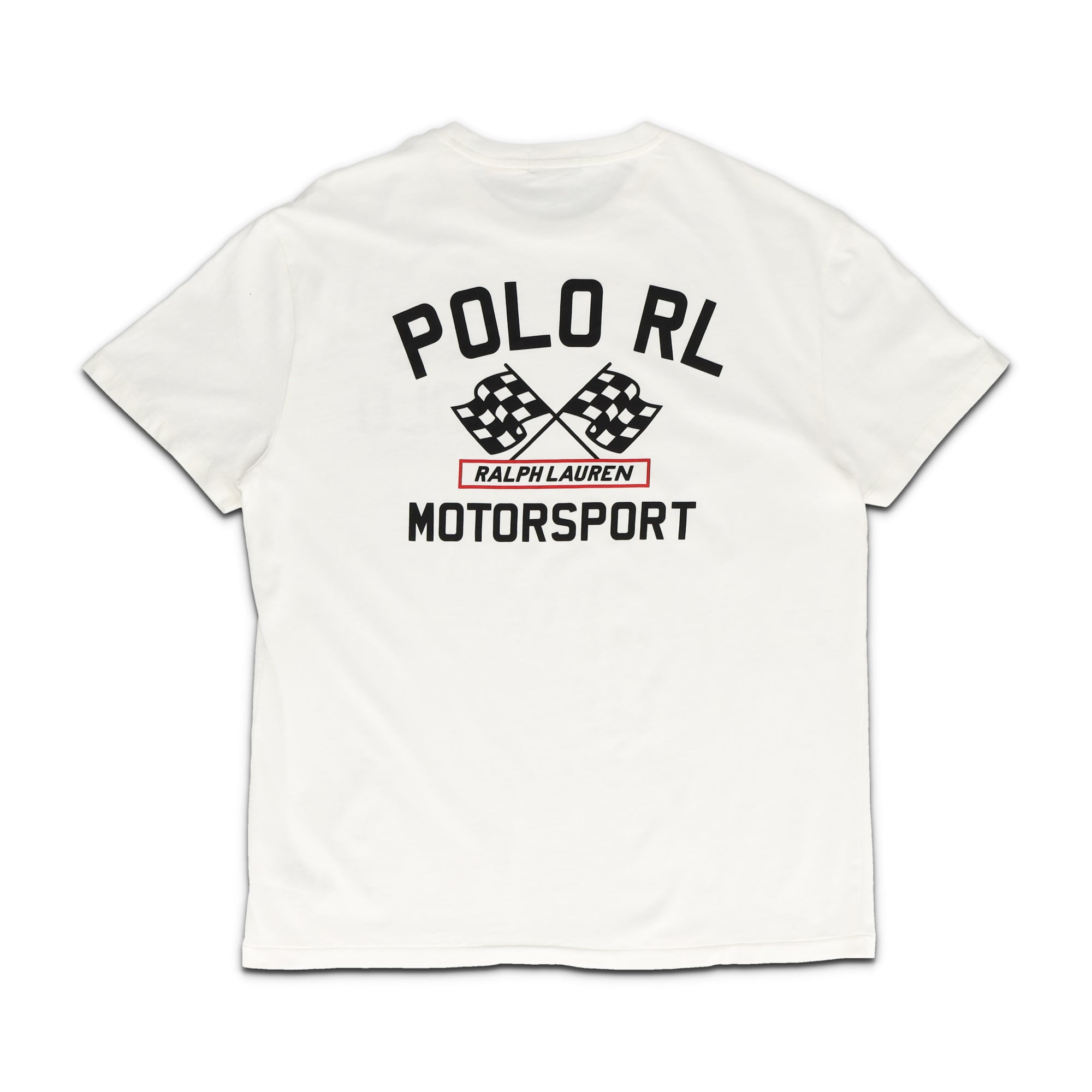 Classic Fit Slub Jersey Graphic T-Shirt White