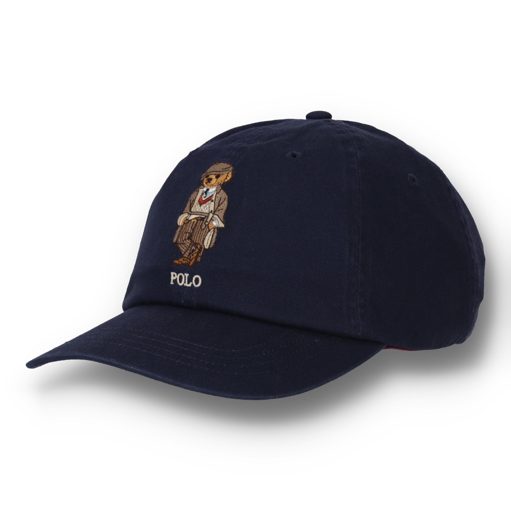 Polo Bear Twill Ball Navy Hat