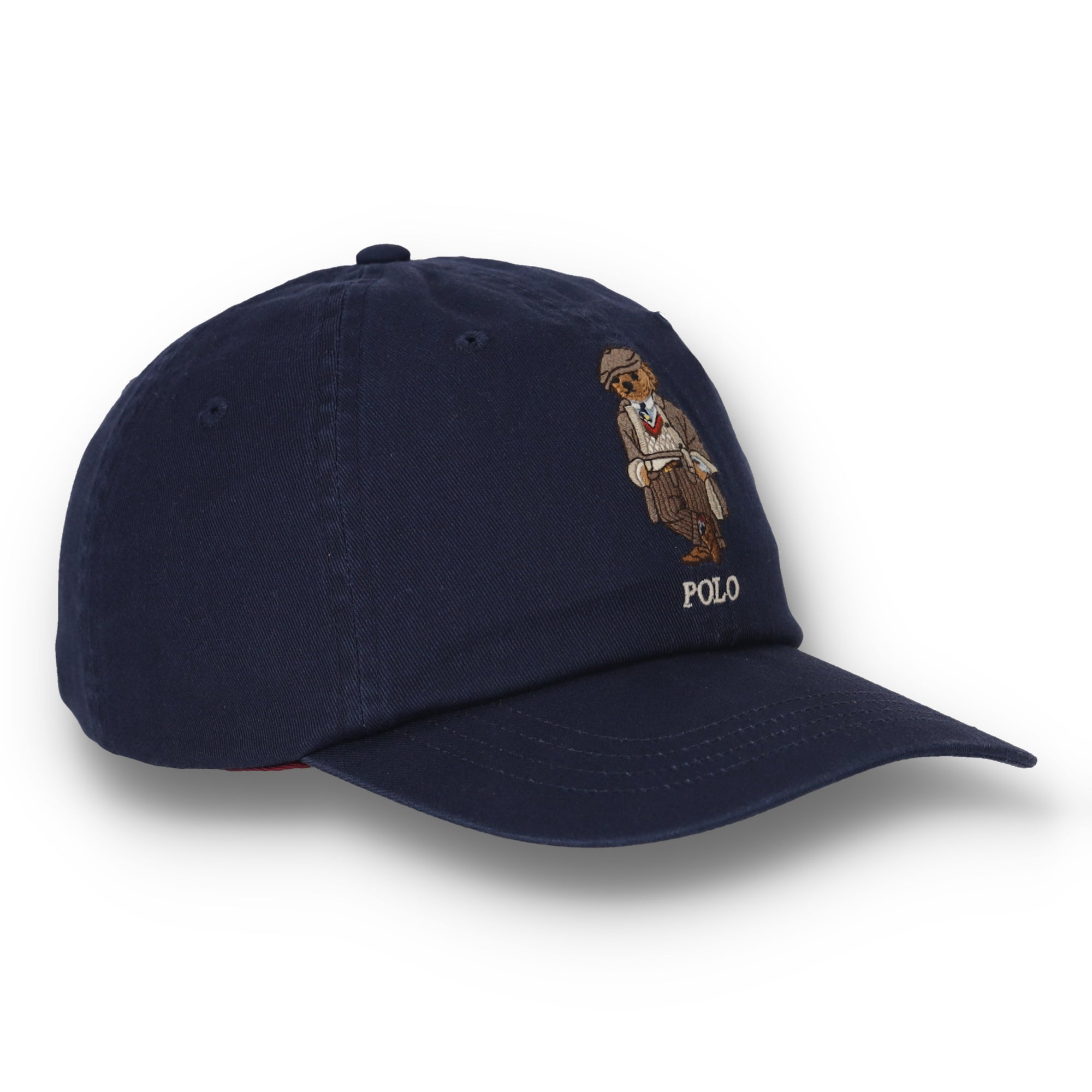 Polo Bear Twill Ball Navy Hat