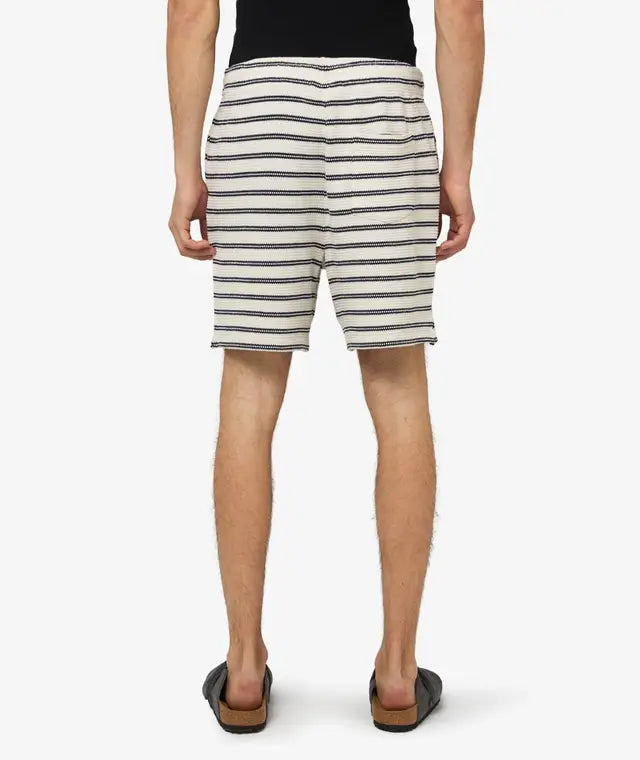 Striped Pointelle-Jersey Shorts