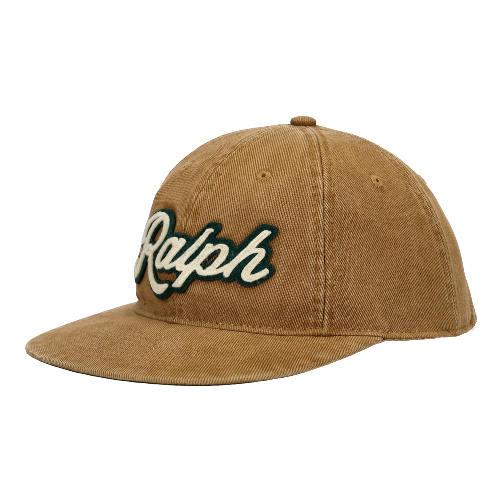 The Ralph Logo Twill Ball Brown Cap