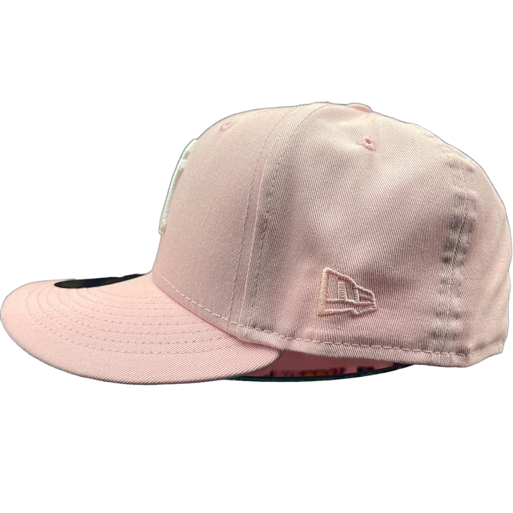 NY Yankees 1999 World Series 59FIFTY New Era Pink Hat