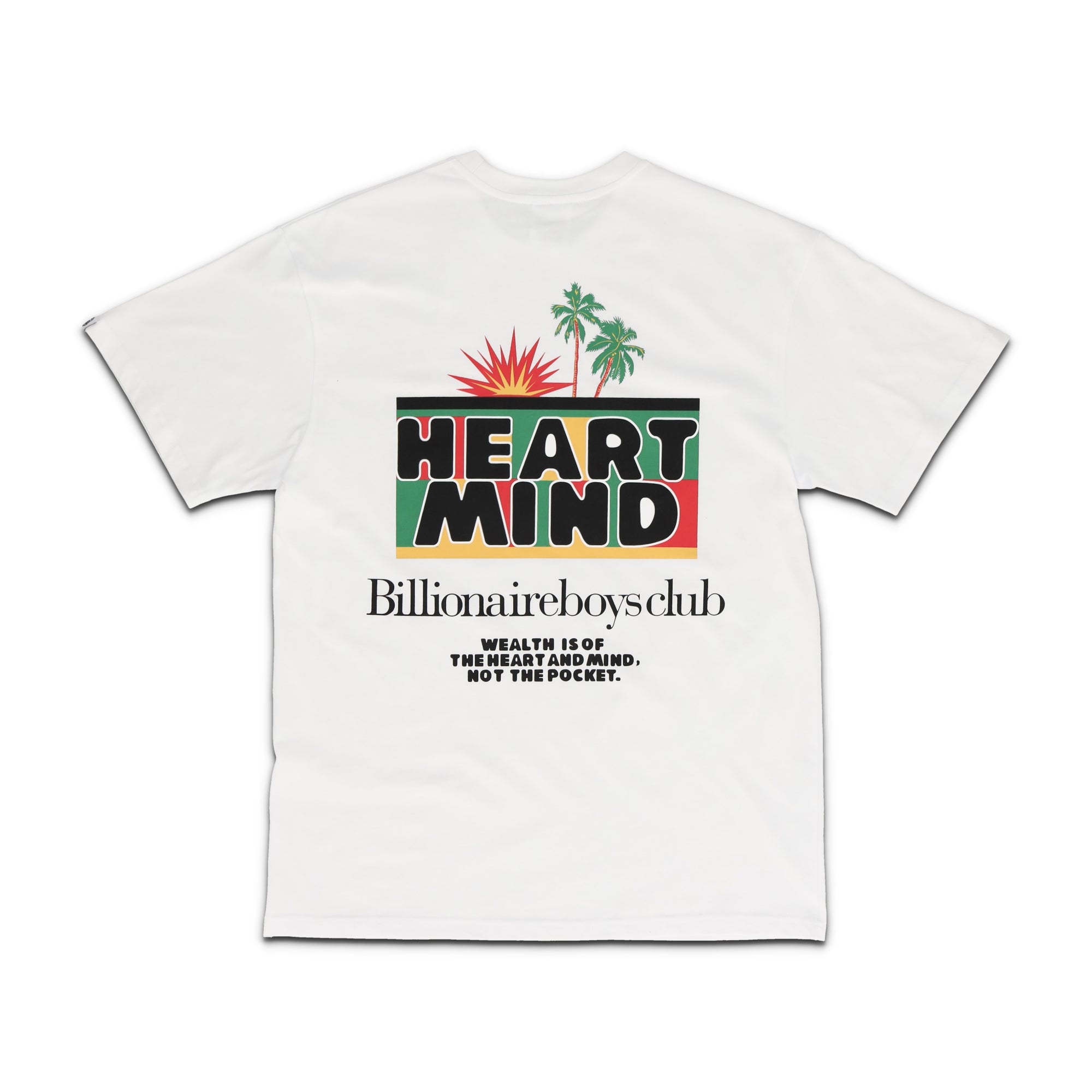 BB Palms Short Sleeve White T-Shirt