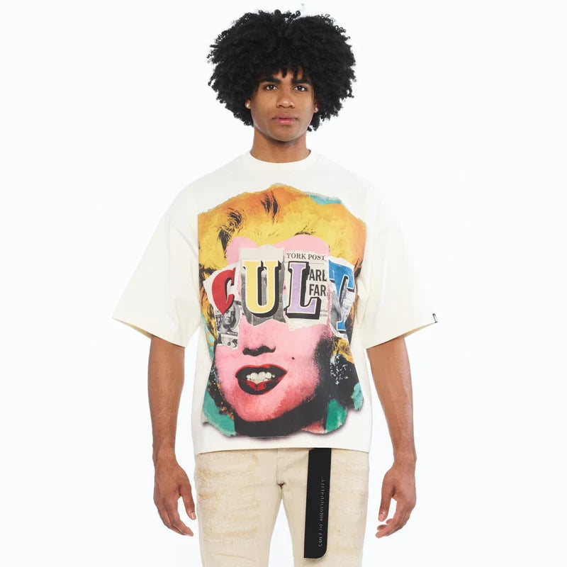 BOXY OVERSIZED SHORT SLEEVE CREW NECK T-SHIRT