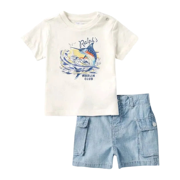 Jsy Graphic Tee & Sho Set