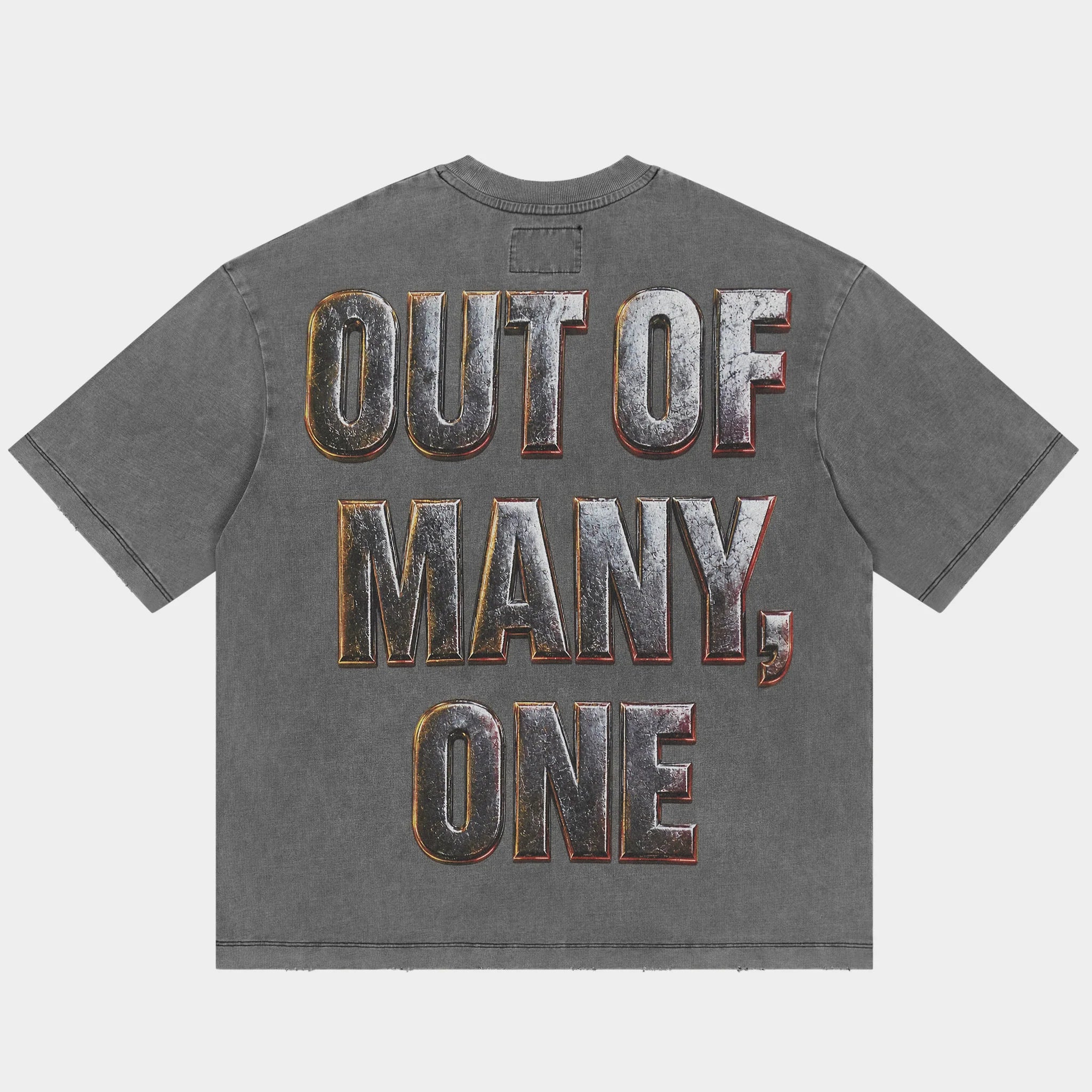 Omerta Grey Wash T-Shirt