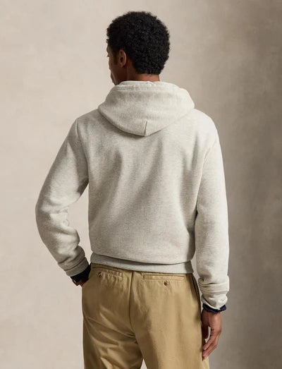 logo fleece hoodie