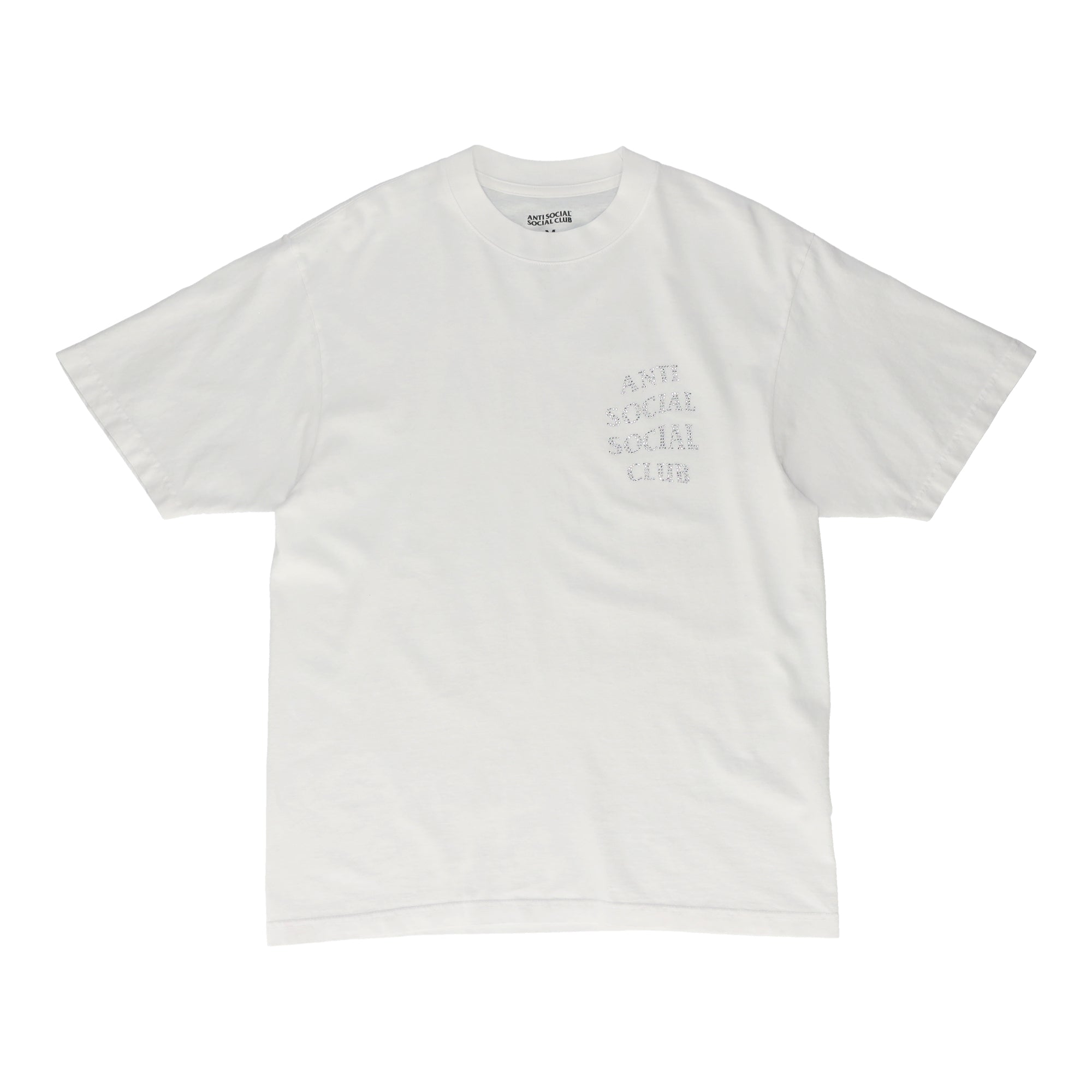 Rhinestone Mind Games White T-Shirt