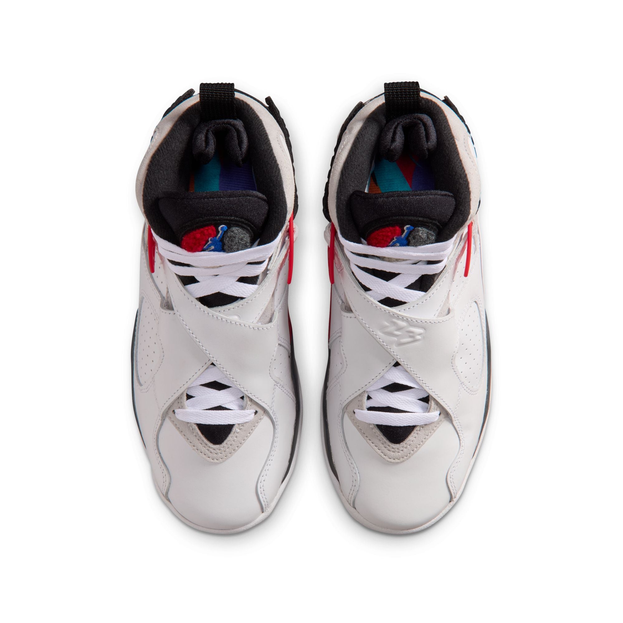Air Jordan 8 Retro White and True Red GS